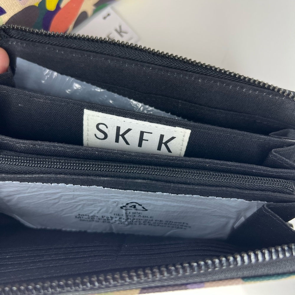 SKFK skunkfunk Recycled Cotton Lio Wallet New - Picture 6 of 12